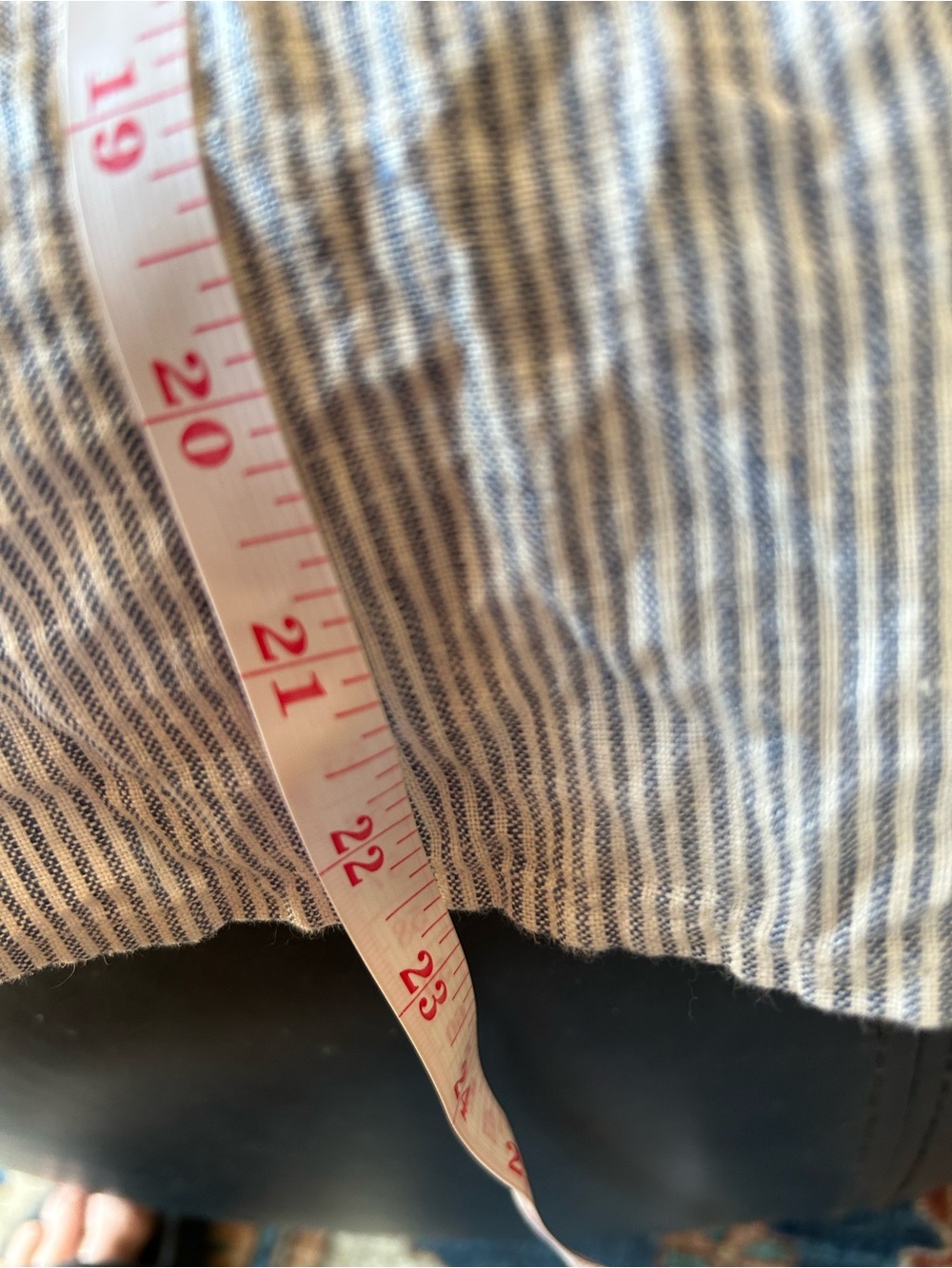 NEW 100% European Linen Short Sleeve Popover Top M - Picture 4 of 7